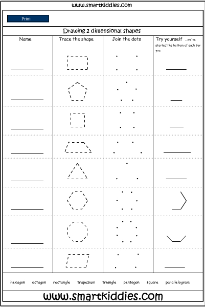 How To Draw 2d Shapes Step By Step