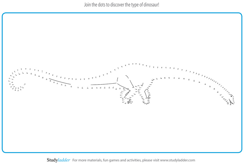 Diplodocus Dot To Dot Studyladder Interactive Learning Games
