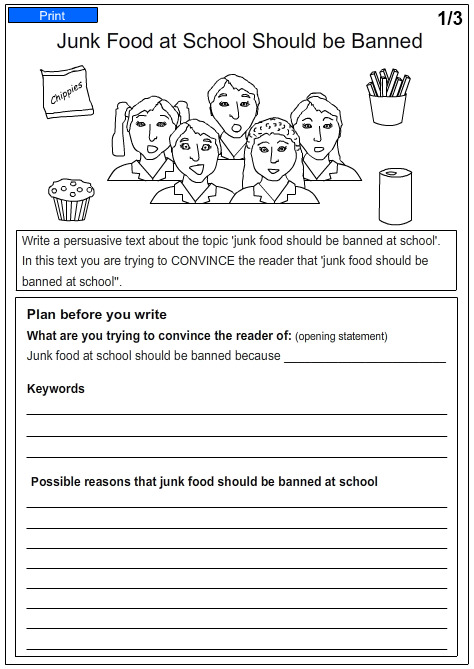 persuasive writing homework year 5