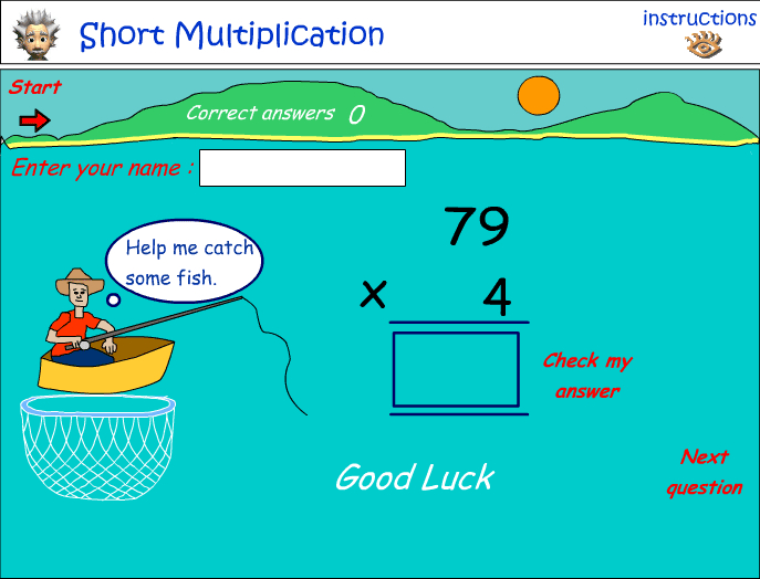 Short multiplication
