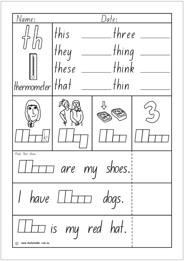 Activity Sheet Digraph Th Studyladder Interactive Learning Games