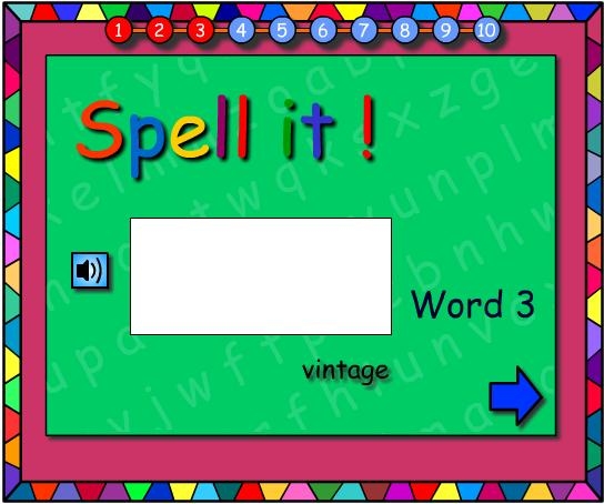 Theme Words Test  Studyladder Interactive Learning Games