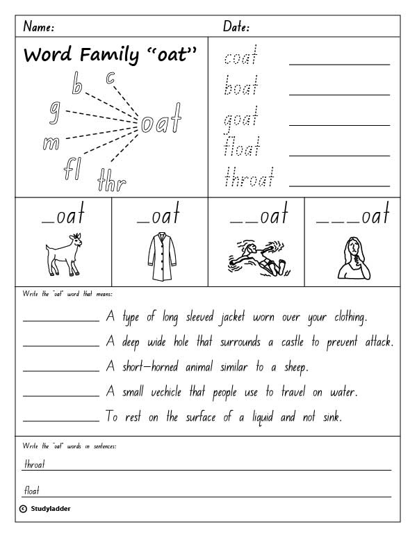 Oat Family Words