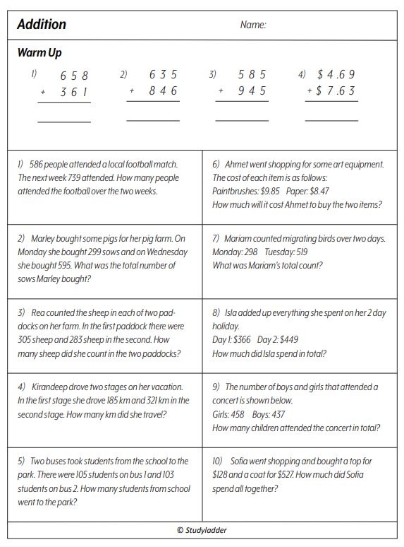 Addition Problem