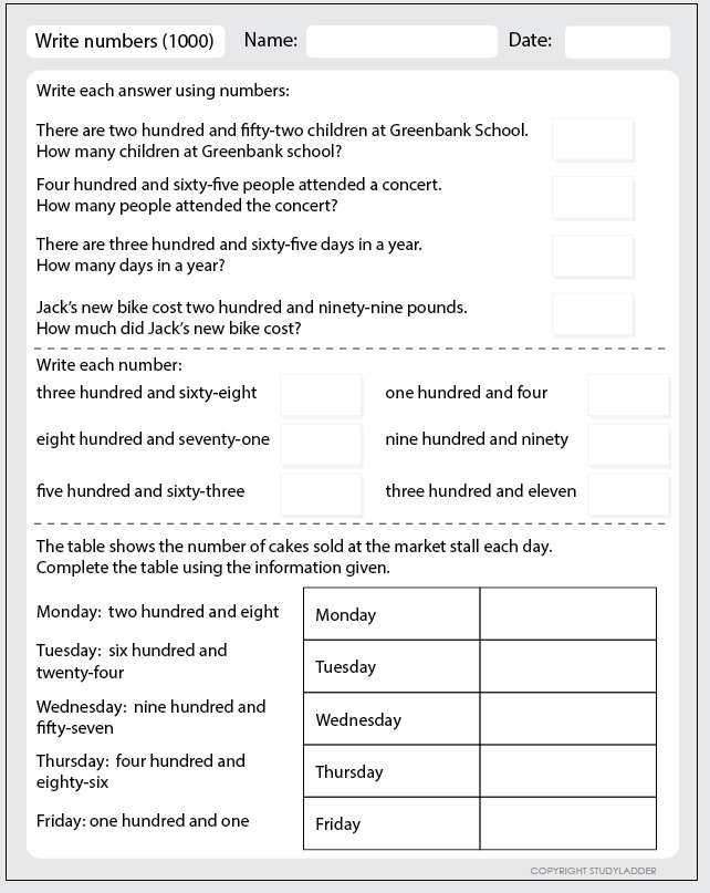 how to write numbers in an essay xl