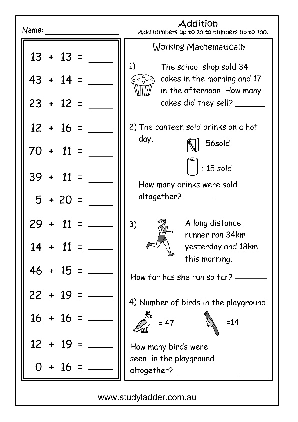 addition lesson ks1 addition worksheets and teaching aids on