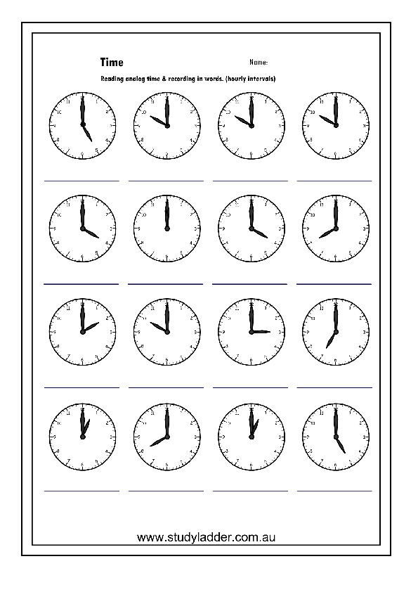 19 pdf oclock worksheets year 1 printable zip docx