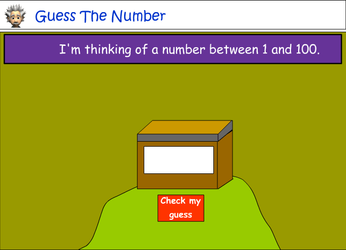 Guessing game - Numbers to 100
