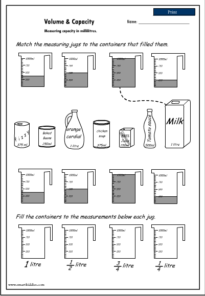 Measuring Capacity In Millilitres Studyladder Interactive Learning Games