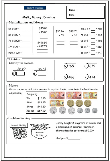 multiplication money and division studyladder interactive learning games