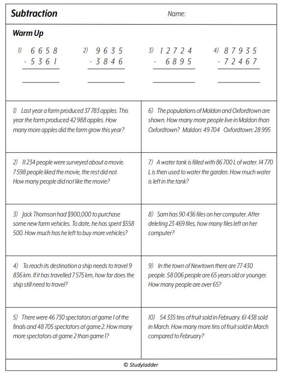 number sense and problem solving practice questions