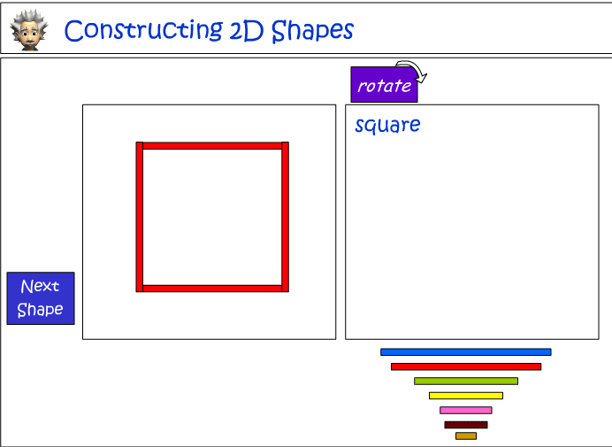 Constructing 2D shapes