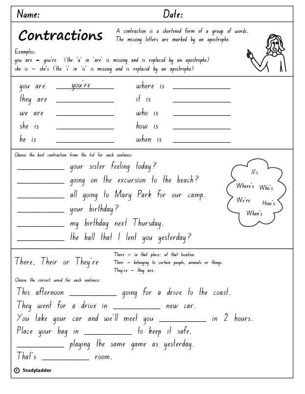 grade-2-english-worksheets-of-contraction-worksheets-2nd-2nd-grade