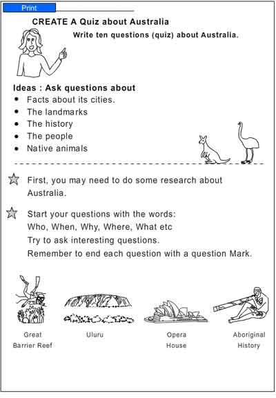 Australia Quiz - Interactive Learning Games