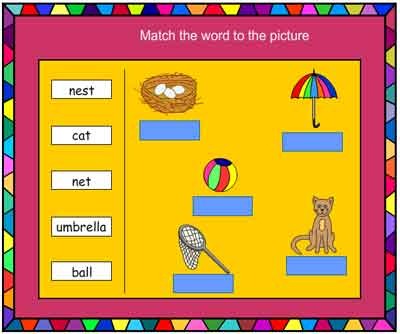 Matching Words to Pictures 1