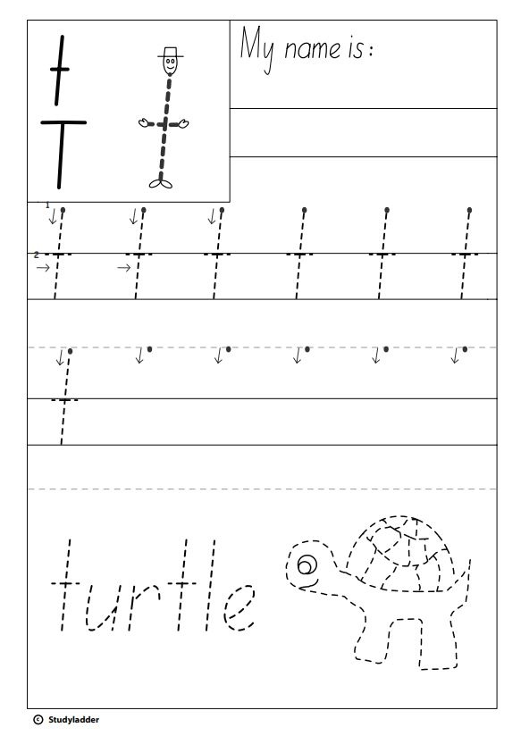 Writing 't' - Studyladder Interactive Learning Games