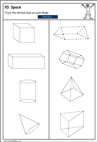 3-d 1 worksheet shapes grade for Drawing  Learning 3D Games Objects Studyladder Interactive