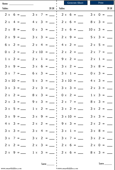 3x tables studyladder interactive learning games