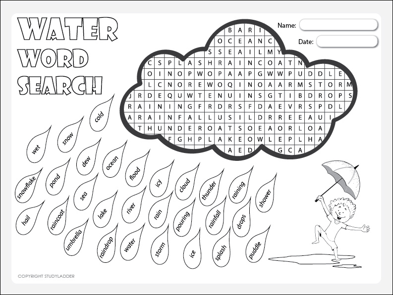 rain word search studyladder interactive learning games