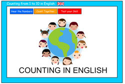 Counting to 10 in English