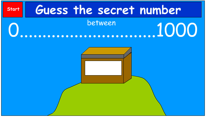 Number guessing game - Higher or lower (numbers up to 1000)