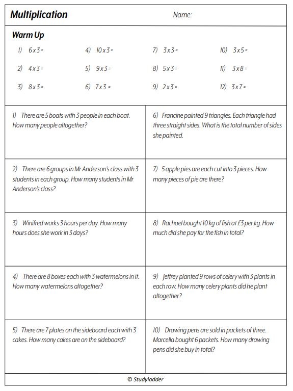 draw a table problem solving examples