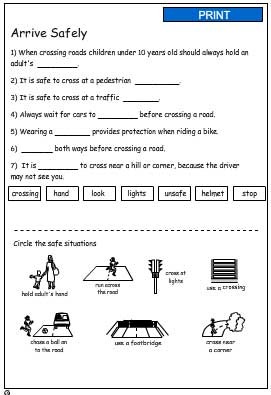 How to Cross the Street Safely - Free Printable - Printable Parents