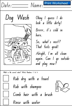 How do you wash a dog?
