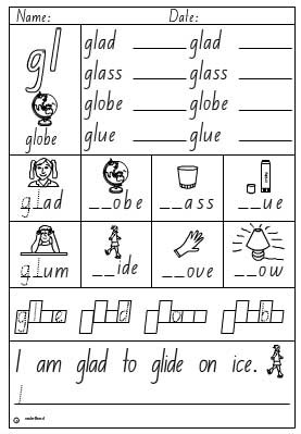 Activity Sheet- Blend gl - Studyladder Interactive Learning Games