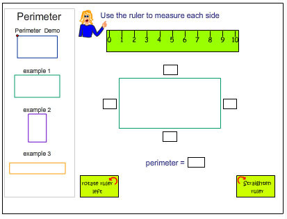 Measure Perimeter Using the Centimetre
