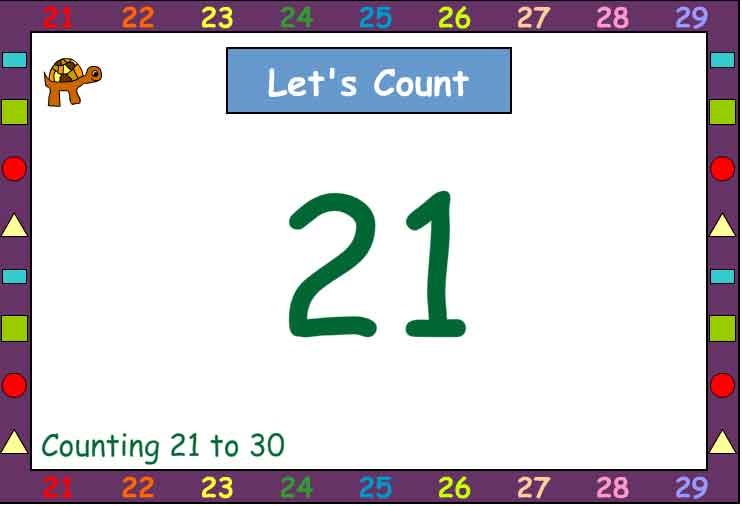 Let's Count Together 21-30