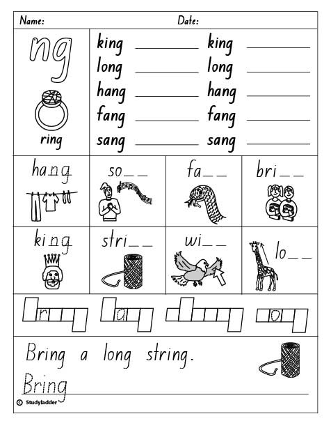 66 PHONICS SOUND NG WORKSHEETS FREE DOWNLOAD PDF DOC ZIP