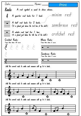Let's Learn About Rests