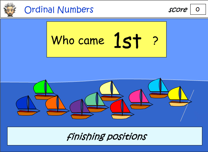 Ordinal Numbers Studyladder Interactive Learning Games