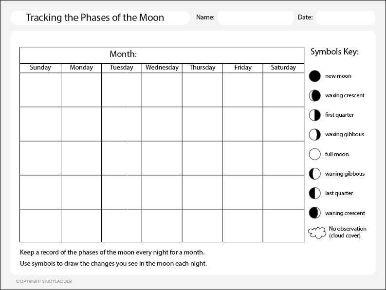 Observation Chart For Students