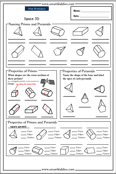 Naming prisms and pyramids - Studyladder Interactive Learning Games