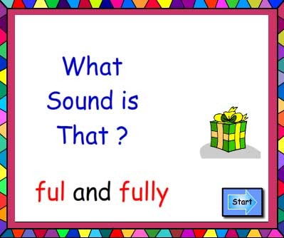 Suffixes ful and fully
