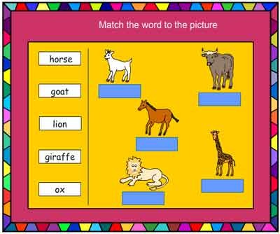 Matching Words to Pictures 1